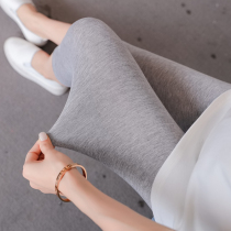 Pregnant women beat the summer thin wear seven-minute bullet strength thin shorts for summer safety pants