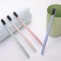 Couple toothbrush free match Creative Adult ultra-fine soft hair toothbrush anti-bleeding small head bamboo charcoal toothbrush single pack