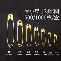 Old-fashioned metal pin Insurance pin Fixed clothes buckle pin Clothing store tag sling size and size safety pin