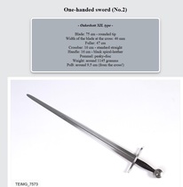 Import PR Card Oakchott Type 12 One-handed Sword History Restored Collection