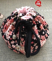 Rui handmade soup cloth cover cotton black powder flower hand oven storage bag electric cake set recommended custom empty bag