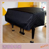  2021 Novel high-end thickened waterproof and moisture-proof horizontal seam pressure cotton grand piano cover black dust cover multi-model optional