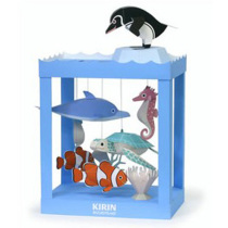 Childrens handmade origami DIY Assembly three-dimensional paper model Marine Life fish underwater world 3D paper model