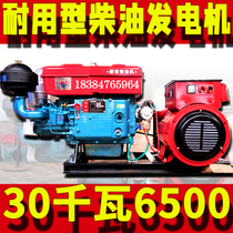 Xinchang diesel generator 15 20 30kw Kilowatt three-phase single-phase single-cylinder water-cooled dual-voltage generator set