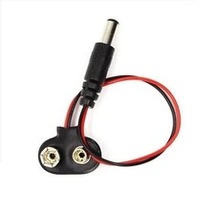 9V battery buckle strap dchead 5 5*2 1MM T type leather battery buckle strap dchead T type