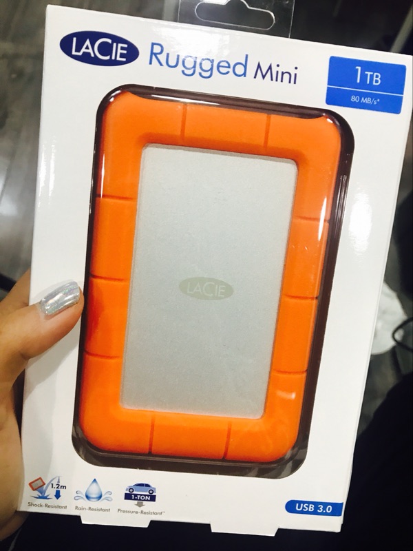 Authorized Store Delivery LaCie Rugged Rice Mobile Hard Disk 4T 5TB 3.1 1TB 2T Type-c