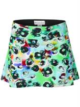 Jerdog Womens Blue Mints Back Pleat Skirt