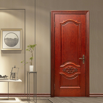 Mengtian wooden door European style solid wood composite door indoor room bedroom door 8A 41