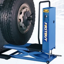 Shanghai Yiba FIRSTBUY tire balancing machine with tire lifting trolley easy to do tire balance
