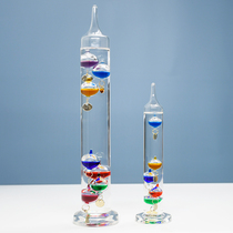 Galileo colored ball thermometer office living room wine cabinet ornaments birthday opening Christmas gifts student physics