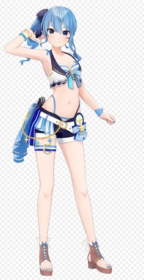 taobao agent Virtual anchor cos Hololive Summer 2023 Star Street Comet Swimsuit COSPLAY Shoes Customized