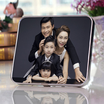 Rinse 7-12 inch table photo custom crystal woodblock photo printing enlarged size wall hanging photo frame production