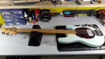 music man bass bone nut making nut making guitar repair