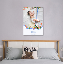 New product Yihao Single-month wall calendar Calendar 13 sheets in January 2020 Landscape Natural beauty Household Commercial