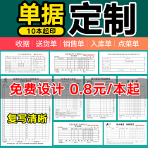 Documents Customized Receipt Customized Delivery Order Two-way Three-Union Customized Two-Union Sales List Order This contract Out-of-warehouse Shipping Maintenance Billboard With Rewrite Joint Bill Point Menu