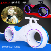 Childrens Balance Car Scooter Toddler Toddler Childrens Car Bluetooth Music 1-3-6 Years Old Sliding