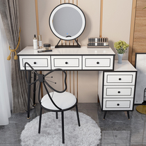 Dresser Bedroom Modern simple storage cabinet One small apartment type Light luxury Nordic net Red multi-function makeup table