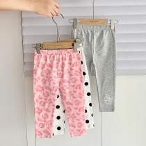 Spring Autumn Girl Pure Cotton Slim Fit Underpants Fall Boy Baby Outwear Bottom Pants Children Autumn Childrens Autumn Clothes Woman Baby Long Pants