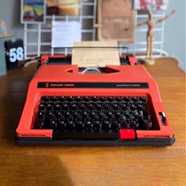 ROVER5000 Old-fashioned typewriter Retro Italian machinery Valentines Day gift English label shorthand student