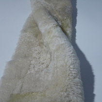 Super thick real wool fur one sheepskin wool stitching fabric knee pads warm fur winter