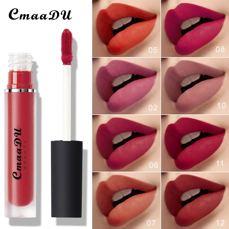 15 color matte non stick cup lip gloss