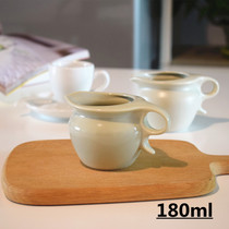 Clearance sale price 180ml ceramic milk jar Milk cup Milk pot with handle Sauce cup Western cup Coffee matching