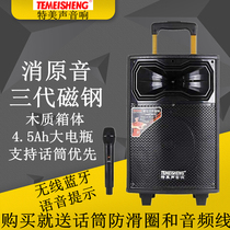 Tbel Sound 0831 Outdoor Square Dance Rod Audio with Wireless Microphone K Song Eliminating Original Bluetooth Charging Speaker
