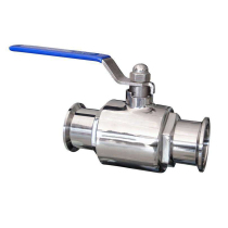 304 Stainless Steel Sanitary Quick Ball Valve Cartridge Quick Connection Flange Quick Card Through Ball Valve