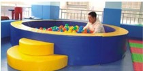 Early education Kindergarten Parent-child Garden Playground Childrens soft ball pool Ball pool Ball pool Round ocean ball pool