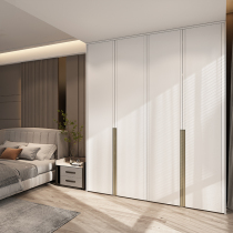 Piano custom wardrobe whole wardrobe cloakroom light luxury metal aluminum frame bedroom open whole house custom