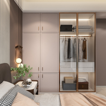 Piano wardrobe modern minimalist household bedroom custom storage cabinet sliding door cloakroom wardrobe