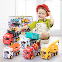 Baby 1 toy car boy back force car inertia car engineering car children 3-7 years old mining small car model suit