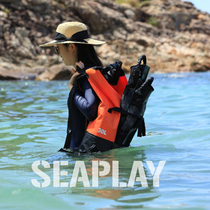 SEAPLAY Multi-function Waterproof Backpack Scuba Free diving fins bag Bag Equipment Swimming Shoulder bag 30L