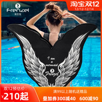 FRENZEL flange left angel wing mermaid flippers bag double shoulder Mahina single webbed fishtail bag