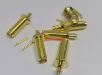 SMA mother extra-long 17MM threaded RF coaxial connector SMA-KY-1 to pick up RG178 high frequency RF lengthened thread