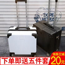 Mini luggage light small boarding trolley box 20 female password travel box small men 18 inch hipster