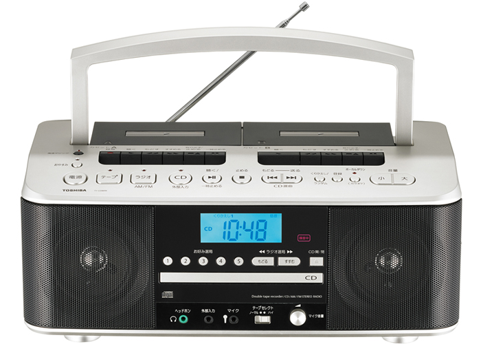 Japanese direct Toshiba tape player CD transcription tape transcription mini-audio singable karaoke