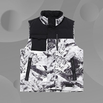 Li Ning old new men anti-splashing water white duck down vest female BADFIVE basketball series AMRP023