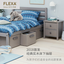  Flessa classic series double drawers under the bed Fashion simple childrens brand green and strong