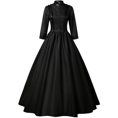 taobao agent Retro long skirt, wish, Gothic, cosplay, halloween