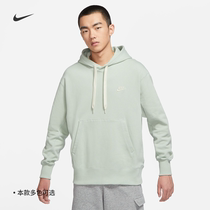 Nike Nike official mens knitted pullover hoodie autumn winter sweater warm cotton embroidery simple DA0024