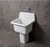 T0T0 Sanitary Ware ceramic column corner mop pool SKW322B SKW322FB mop pool luxury bathroom