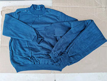 Old goods 03 empty womens fleece pants empty sky blue velvet suit thick warm clothes