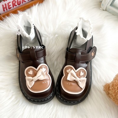 taobao agent Cute Japanese soft footwear, with little bears, Lolita style
