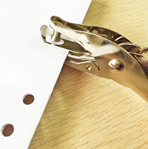 Office supplies Metal hand-held single hole punch machine Punch Paper punch Stationery Binding punch