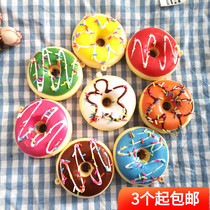 Simulation Donuts Model Color Cake Bread Fake Food Set Wedding Dessert Pendant Dim Sum Play Props