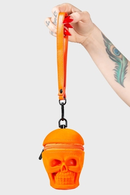 taobao agent Orange purse, hand loop bag, halloween