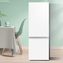 TCL163 liters two-door small refrigerator Household small dormitory rental room for two people with two-door energy saving
