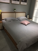Timing custom furniture 2062 double board bed modern minimalist European style