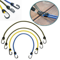 Outdoor camping multi-function elastic rope tent sky curtain camp column fixed rope strap wind rope draw rope lanyard double hook